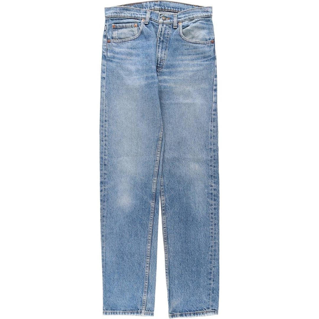 90'S Levi's 505-4891 Tapered Denim Pants, Made in USA, Men's, Size W31, Vintage cotton blue type Vintage Second Hand