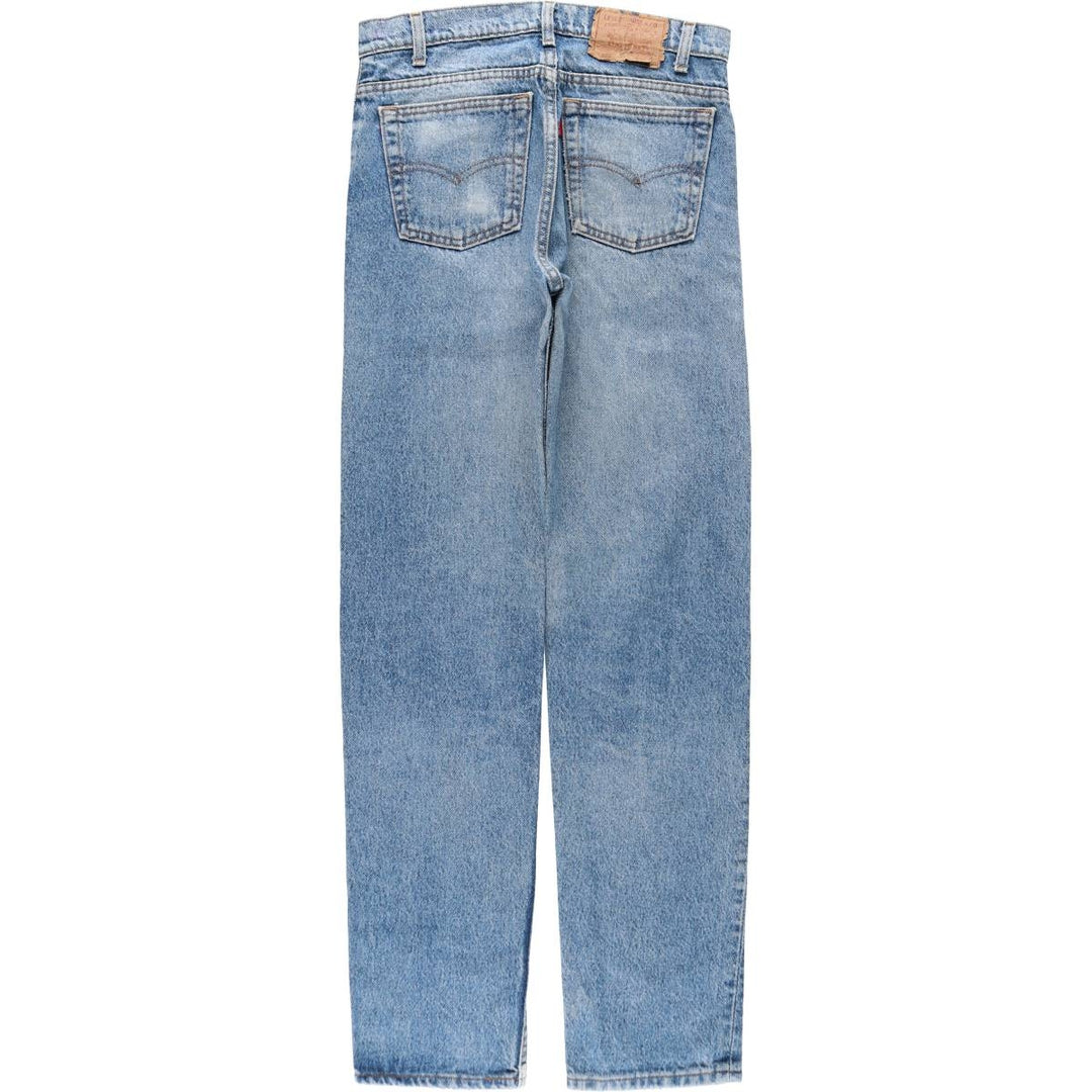 90'S Levi's 505-4891 Tapered Denim Pants, Made in USA, Men's, Size W31, Vintage cotton blue type Vintage Second Hand