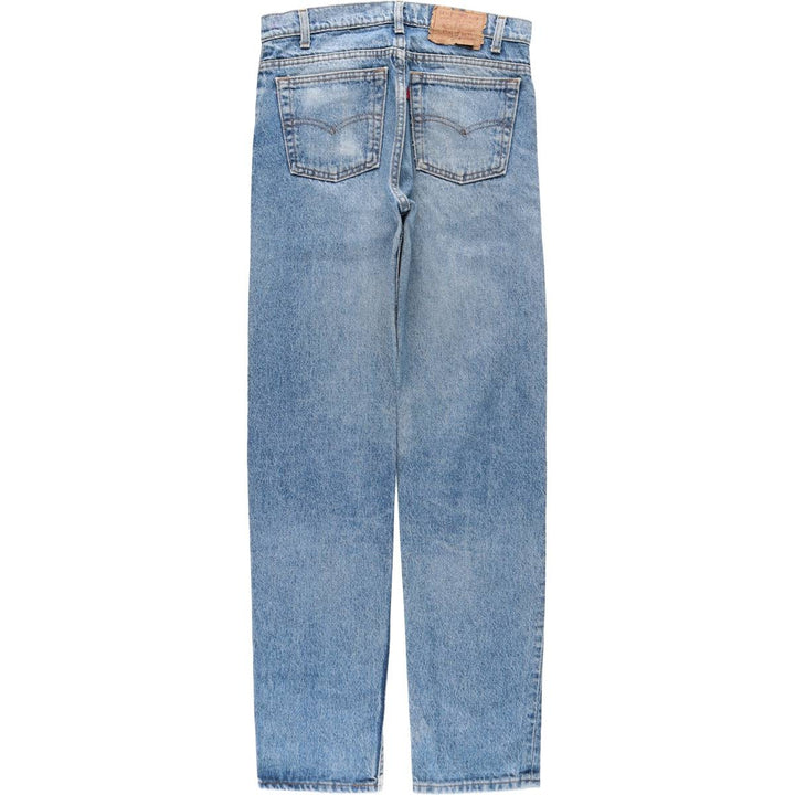 90'S Levi's 505-4891 Tapered Denim Pants, Made in USA, Men's, Size W31, Vintage cotton blue type Vintage Second Hand