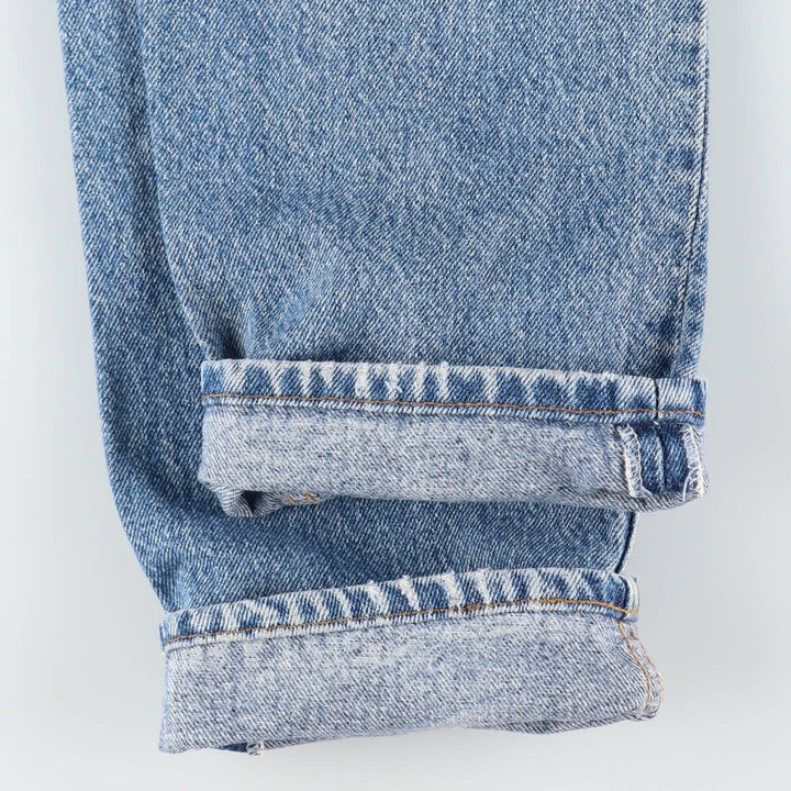 90'S Levi's 505-4891 Tapered Denim Pants, Made in USA, Men's, Size W31, Vintage cotton blue type Vintage Second Hand