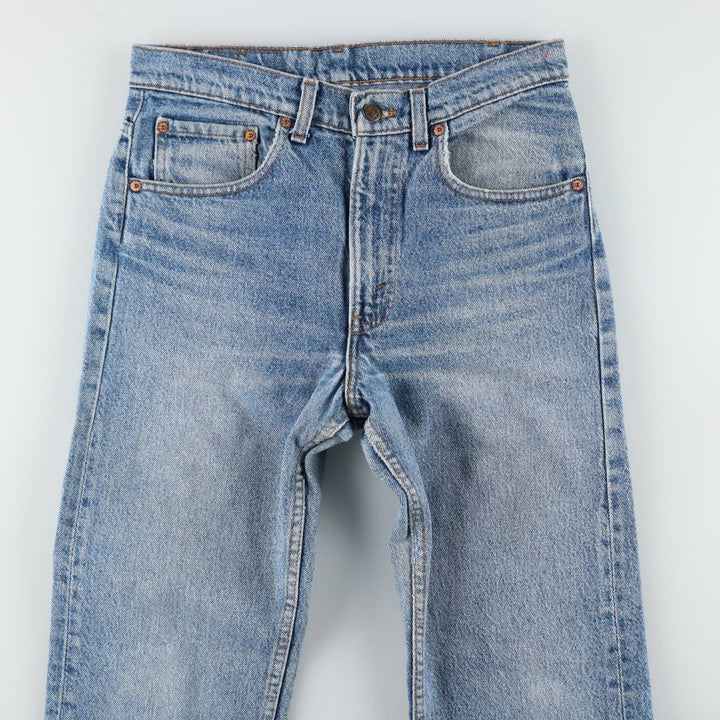 90'S Levi's 505-4891 Tapered Denim Pants, Made in USA, Men's, Size W31, Vintage cotton blue type Vintage Second Hand