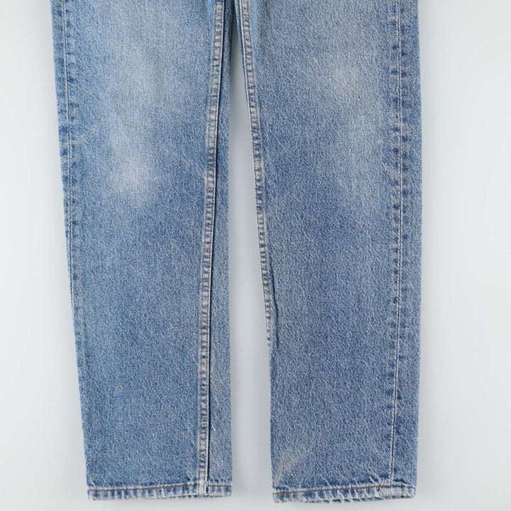 90'S Levi's 505-4891 Tapered Denim Pants, Made in USA, Men's, Size W31, Vintage cotton blue type Vintage Second Hand