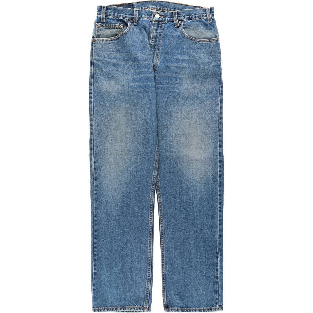 2000'S Levi's 505 Regular Fit Tapered Denim Pants, Made in USA, Men's Size 35 cotton blue type Vintage Second Hand