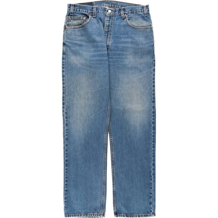 2000'S Levi's 505 Regular Fit Tapered Denim Pants, Made in USA, Men's Size 35 cotton blue type Vintage Second Hand