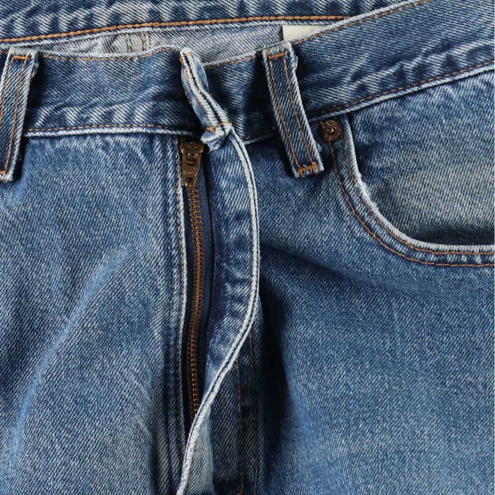 2000'S Levi's 505 Regular Fit Tapered Denim Pants, Made in USA, Men's Size 35 cotton blue type Vintage Second Hand