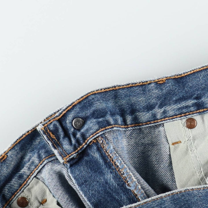 2000'S Levi's 505 Regular Fit Tapered Denim Pants, Made in USA, Men's Size 35 cotton blue type Vintage Second Hand