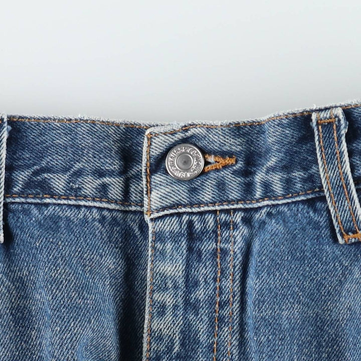2000'S Levi's 505 Regular Fit Tapered Denim Pants, Made in USA, Men's Size 35 cotton blue type Vintage Second Hand