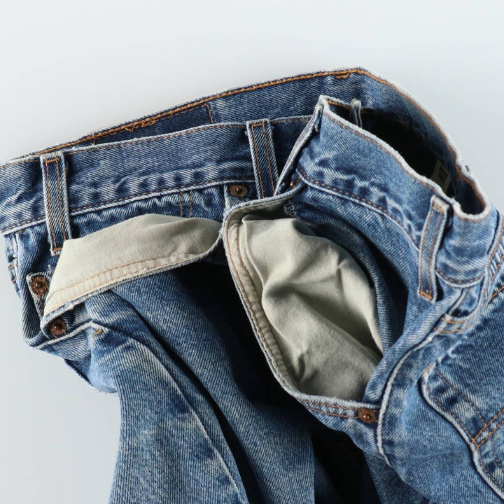 2000'S Levi's 505 Regular Fit Tapered Denim Pants, Made in USA, Men's Size 35 cotton blue type Vintage Second Hand