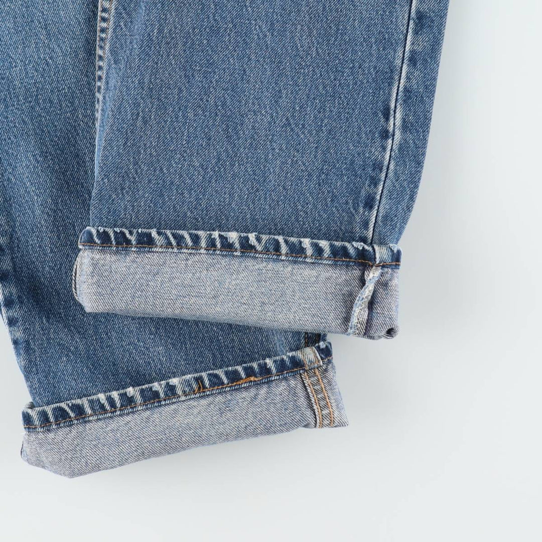 2000'S Levi's 505 Regular Fit Tapered Denim Pants, Made in USA, Men's Size 35 cotton blue type Vintage Second Hand