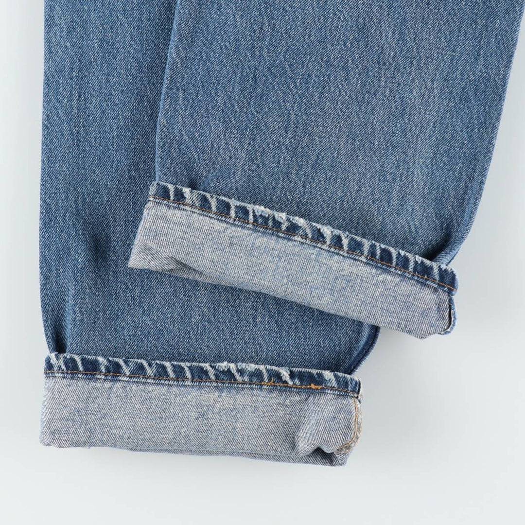 2000'S Levi's 505 Regular Fit Tapered Denim Pants, Made in USA, Men's Size 35 cotton blue type Vintage Second Hand