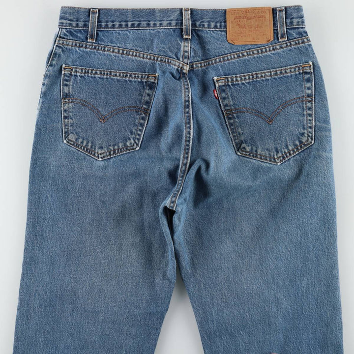 2000'S Levi's 505 Regular Fit Tapered Denim Pants, Made in USA, Men's Size 35 cotton blue type Vintage Second Hand
