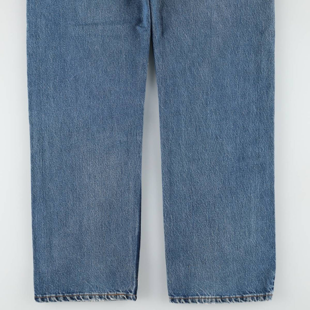 2000'S Levi's 505 Regular Fit Tapered Denim Pants, Made in USA, Men's Size 35 cotton blue type Vintage Second Hand