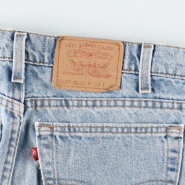 1990'S Levi's 505 Regular Fit Tapered Denim Pants, Made in USA, Men's Size W32 (approx.), Vintage cotton blue type Vintage Second Hand