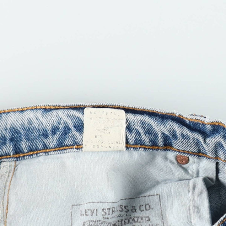 1990'S Levi's 505 Regular Fit Tapered Denim Pants, Made in USA, Men's Size W32 (approx.), Vintage cotton blue type Vintage Second Hand