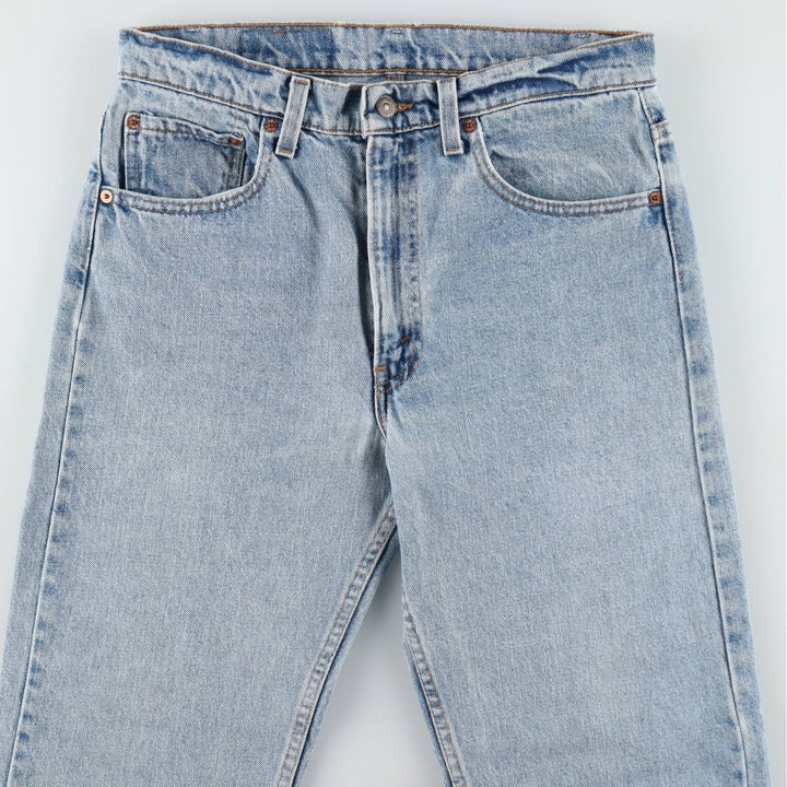 1990'S Levi's 505 Regular Fit Tapered Denim Pants, Made in USA, Men's Size W32 (approx.), Vintage cotton blue type Vintage Second Hand