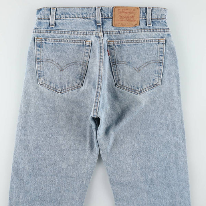 1990'S Levi's 505 Regular Fit Tapered Denim Pants, Made in USA, Men's Size W32 (approx.), Vintage cotton blue type Vintage Second Hand