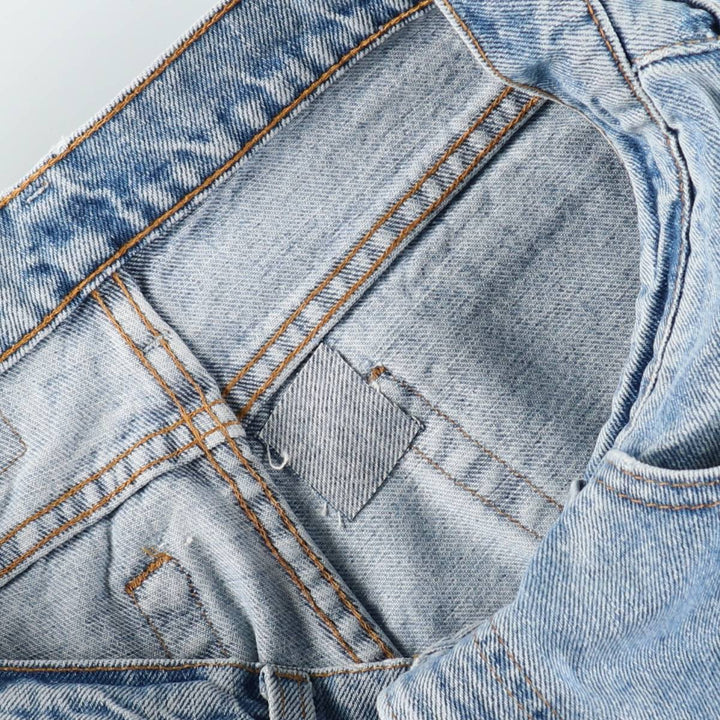 1990'S Levi's 505 Regular Fit Tapered Denim Pants, Made in USA, Men's Size W32 (approx.), Vintage cotton blue type Vintage Second Hand
