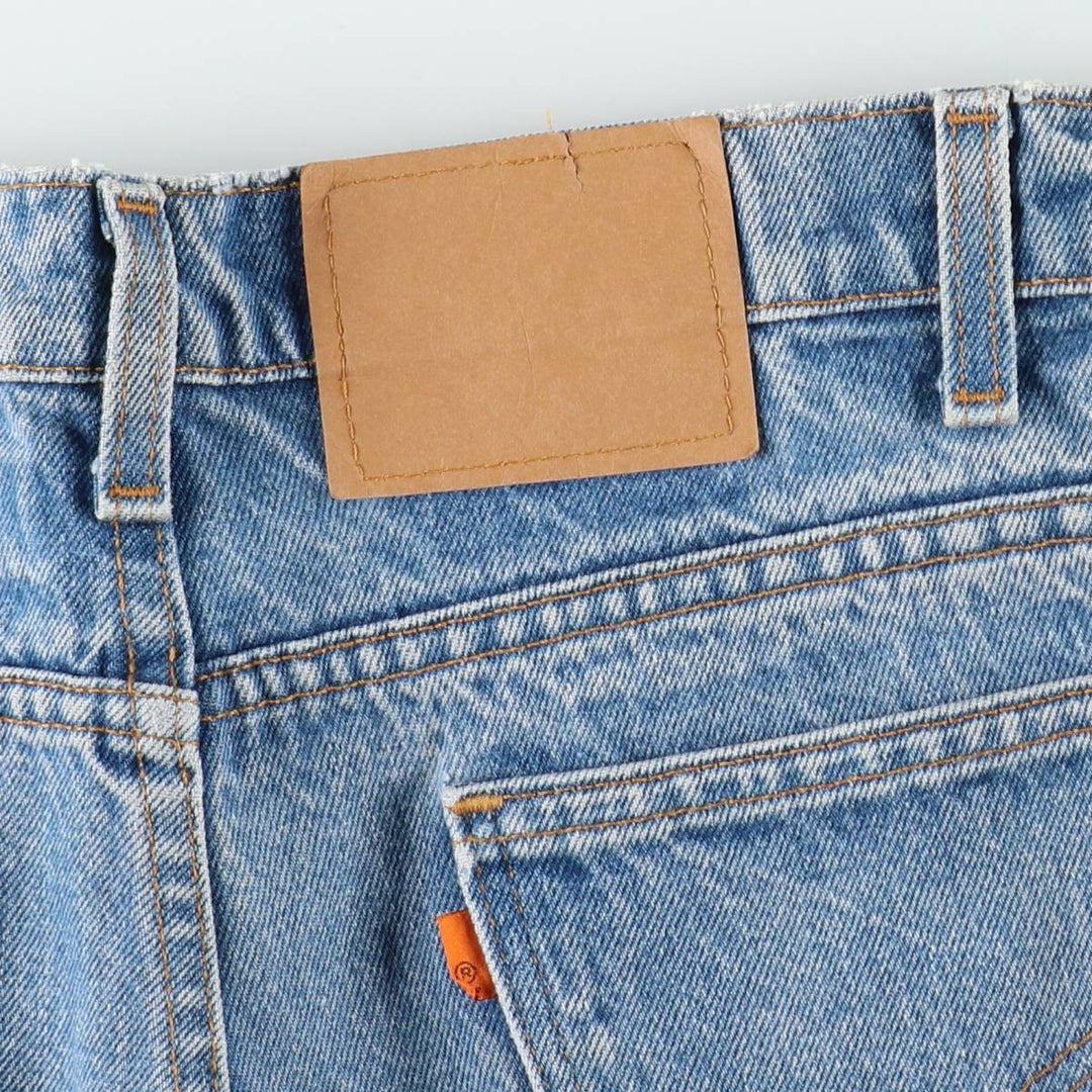 90s-00'S Levi's tapered denim pants, men's size W33 (approx.) unclear blue type Vintage Second Hand