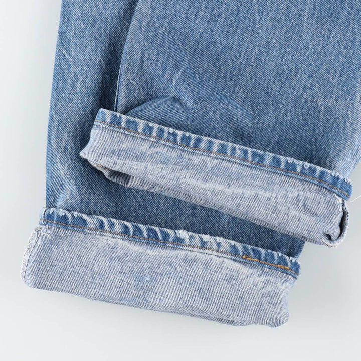 90s-00'S Levi's tapered denim pants, men's size W33 (approx.) unclear blue type Vintage Second Hand