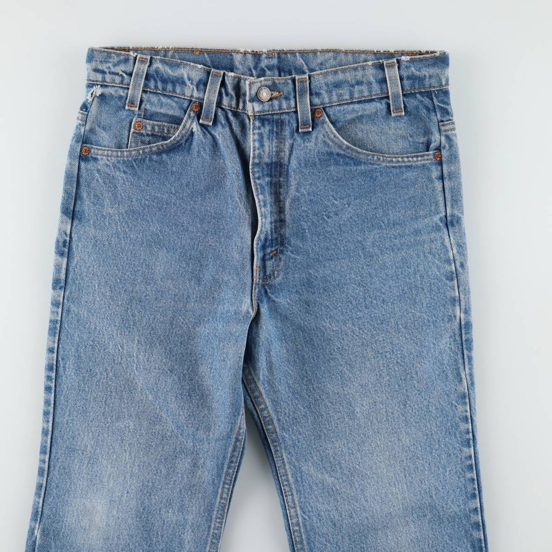 90s-00'S Levi's tapered denim pants, men's size W33 (approx.) unclear blue type Vintage Second Hand