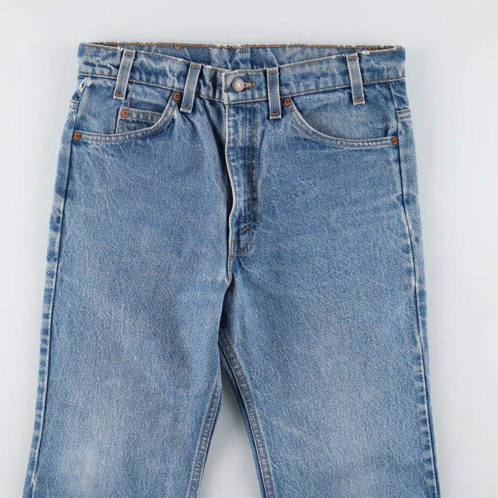 90s-00'S Levi's tapered denim pants, men's size W33 (approx.) unclear blue type Vintage Second Hand