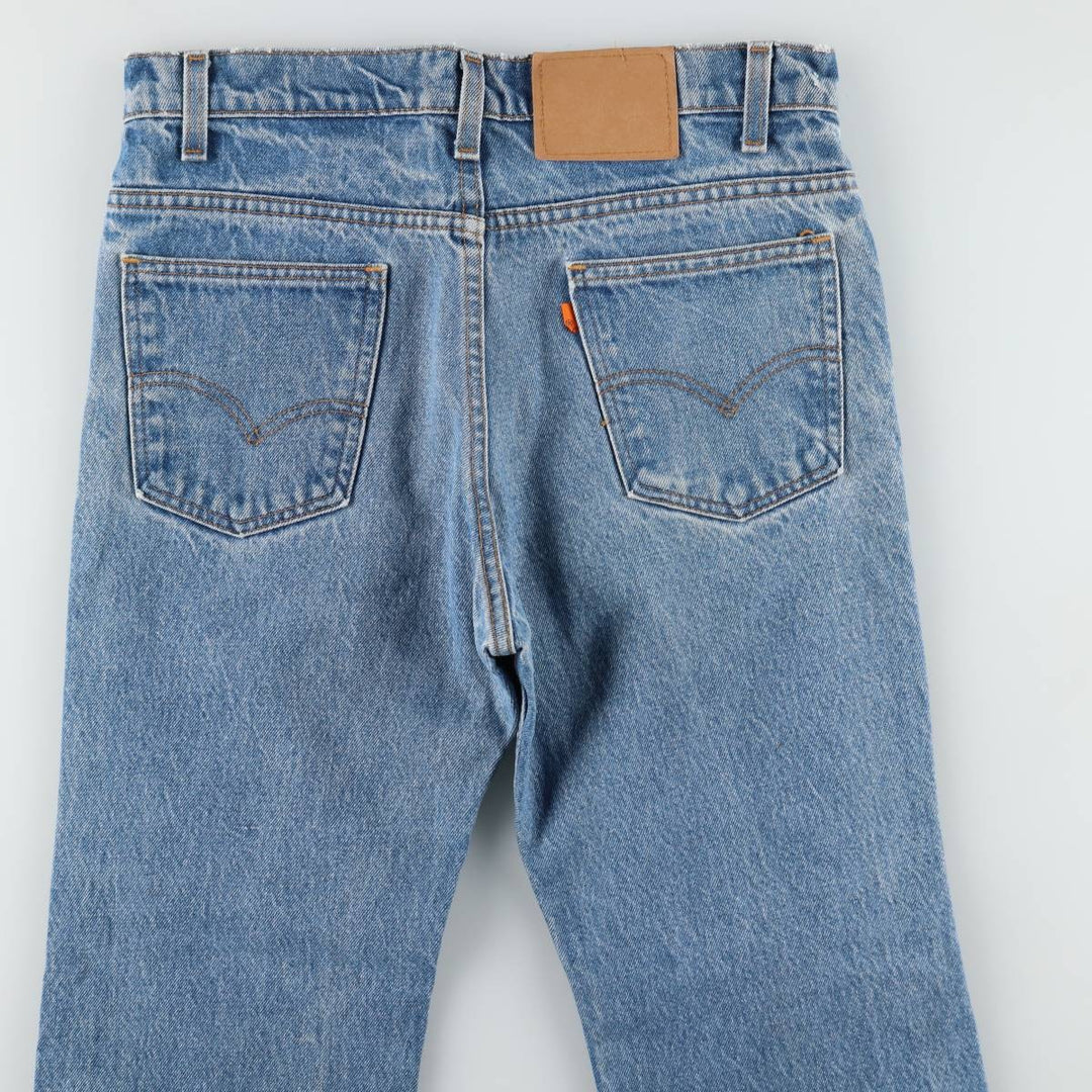 90s-00'S Levi's tapered denim pants, men's size W33 (approx.) unclear blue type Vintage Second Hand