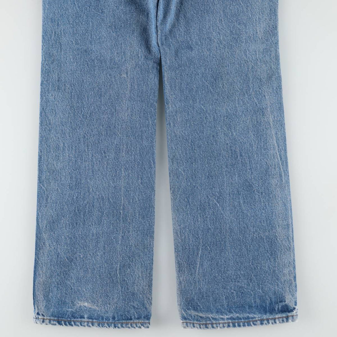 90s-00'S Levi's tapered denim pants, men's size W33 (approx.) unclear blue type Vintage Second Hand