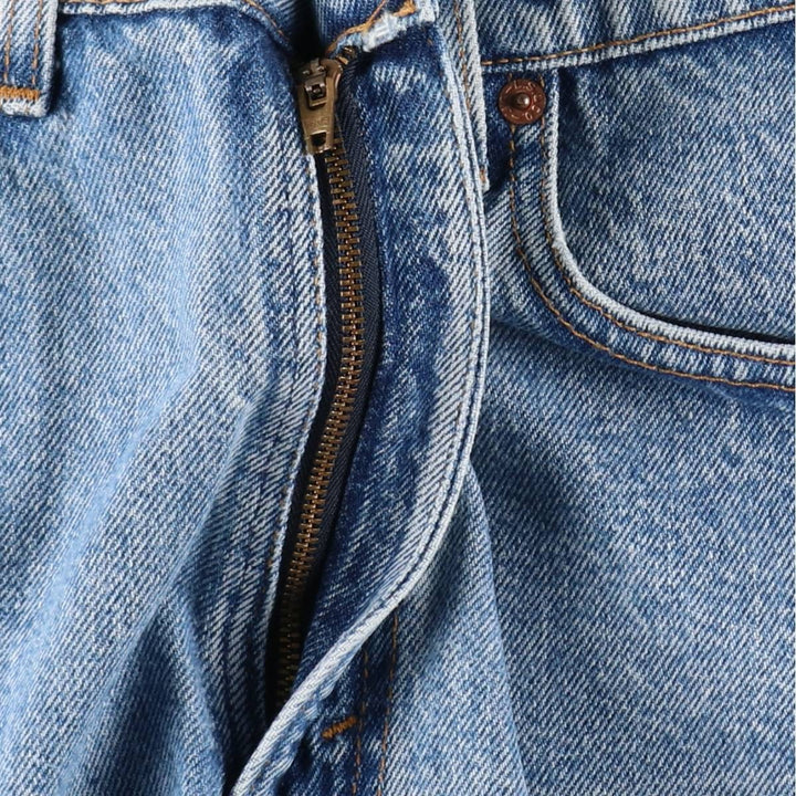 1990'S Levi's 505-0217 Regular Fit Straight Leg Tapered Denim Pants, Made in USA, Men's Size W32 (approx.), Vintage cotton blue type Vintage Second Hand
