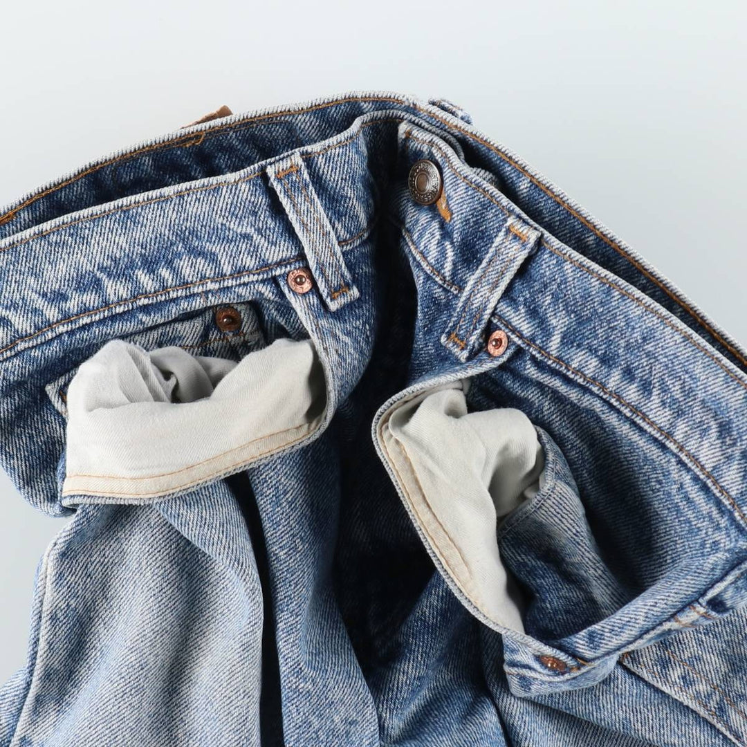 1990'S Levi's 505-4813 Tapered Denim Pants, Made in USA, Men's Size W33 (approx.), Vintage cotton blue type Vintage Second Hand
