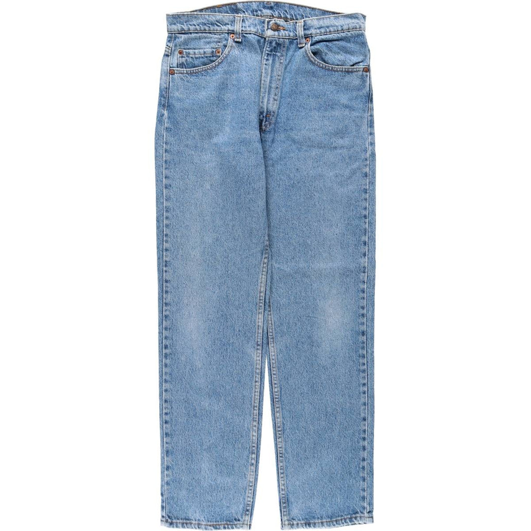 90'S Levi's 505-4891 Tapered Denim Pants, Made in USA, Men's, Size W33, Vintage cotton blue type Vintage Second Hand