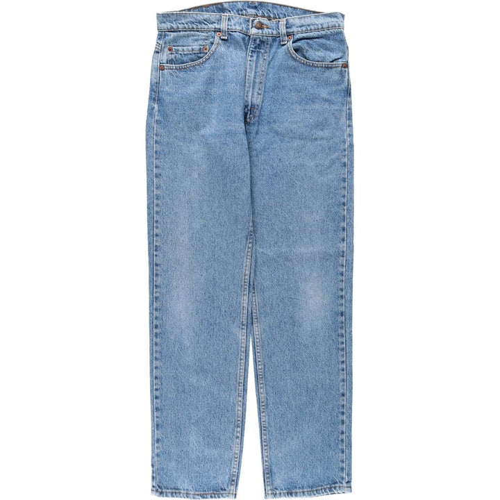 90'S Levi's 505-4891 Tapered Denim Pants, Made in USA, Men's, Size W33, Vintage cotton blue type Vintage Second Hand
