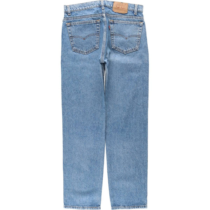 90'S Levi's 505-4891 Tapered Denim Pants, Made in USA, Men's, Size W33, Vintage cotton blue type Vintage Second Hand