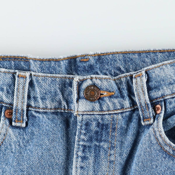 90'S Levi's 505-4891 Tapered Denim Pants, Made in USA, Men's, Size W33, Vintage cotton blue type Vintage Second Hand