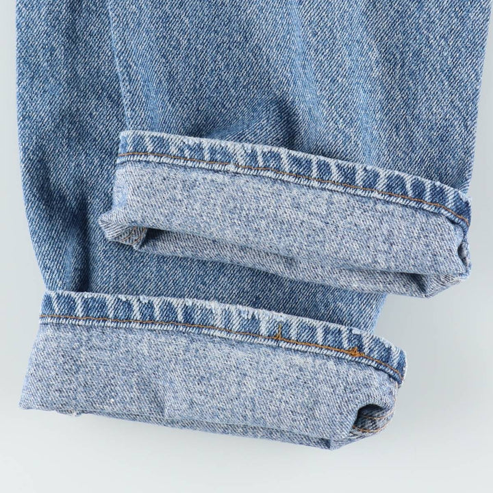 90'S Levi's 505-4891 Tapered Denim Pants, Made in USA, Men's, Size W33, Vintage cotton blue type Vintage Second Hand