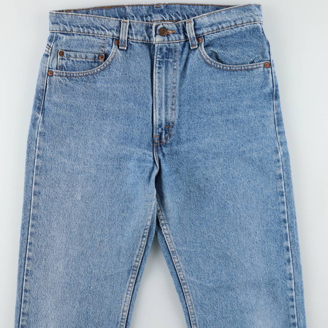 90'S Levi's 505-4891 Tapered Denim Pants, Made in USA, Men's, Size W33, Vintage cotton blue type Vintage Second Hand