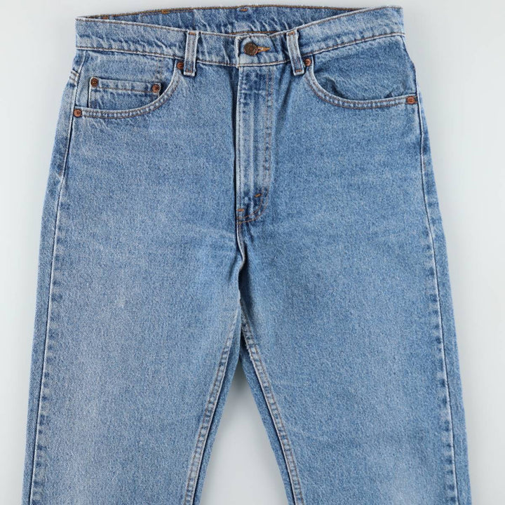 90'S Levi's 505-4891 Tapered Denim Pants, Made in USA, Men's, Size W33, Vintage cotton blue type Vintage Second Hand