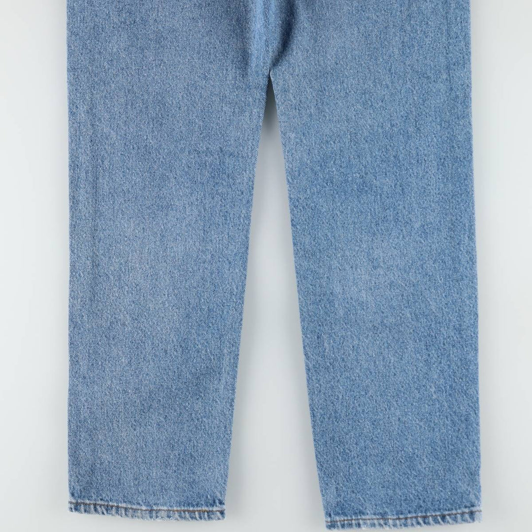 90'S Levi's 505-4891 Tapered Denim Pants, Made in USA, Men's, Size W33, Vintage cotton blue type Vintage Second Hand