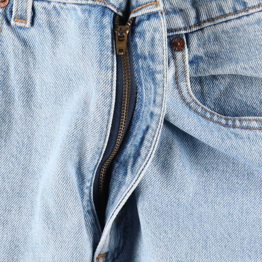 90'S Levi's 505-4834 Tapered Denim Pants, Made in USA, Men's, Size W33, Vintage cotton Blue type light blue Vintage Second Hand