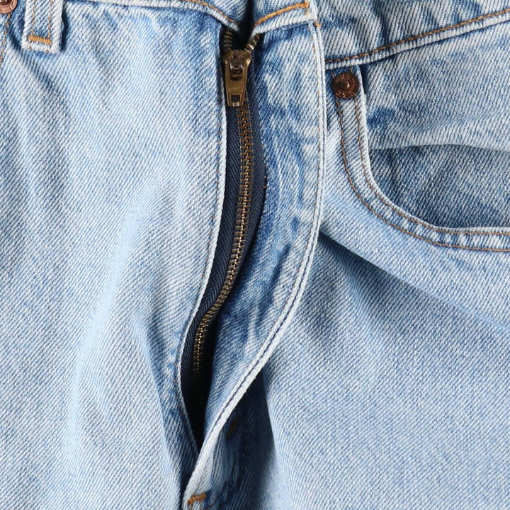 90'S Levi's 505-4834 Tapered Denim Pants, Made in USA, Men's, Size W33, Vintage cotton Blue type light blue Vintage Second Hand