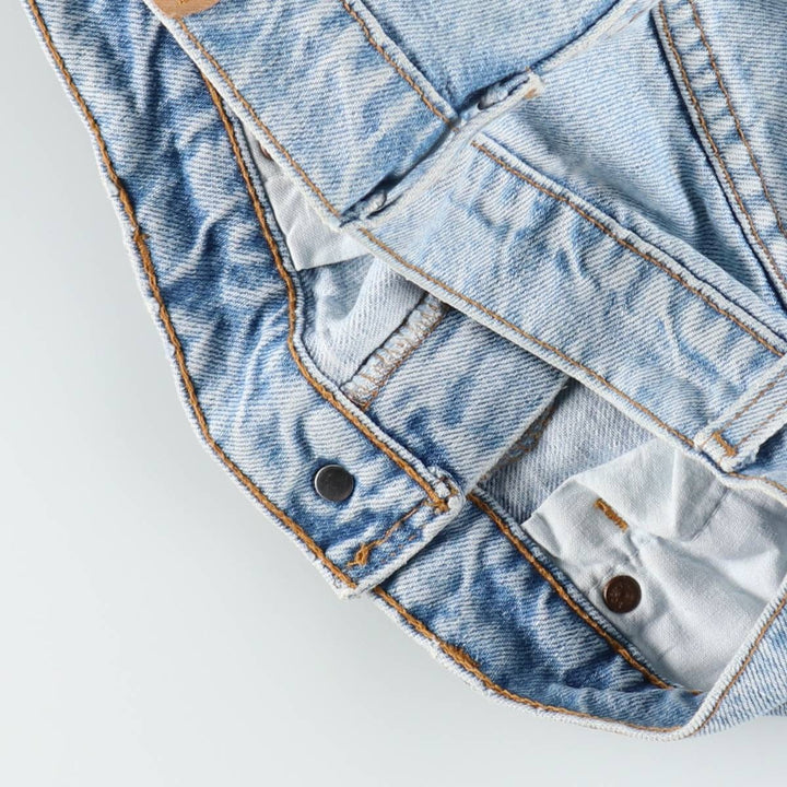 90'S Levi's 505-4834 Tapered Denim Pants, Made in USA, Men's, Size W33, Vintage cotton Blue type light blue Vintage Second Hand
