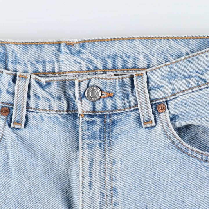 90'S Levi's 505-4834 Tapered Denim Pants, Made in USA, Men's, Size W33, Vintage cotton Blue type light blue Vintage Second Hand