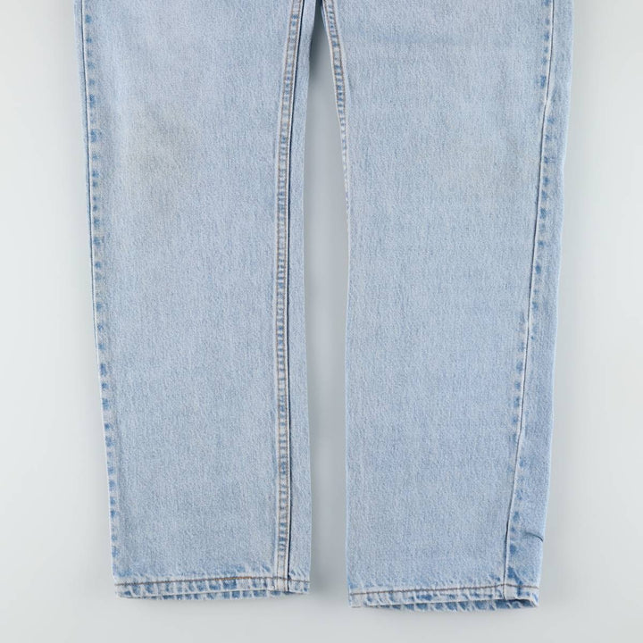 90'S Levi's 505-4834 Tapered Denim Pants, Made in USA, Men's, Size W33, Vintage cotton Blue type light blue Vintage Second Hand