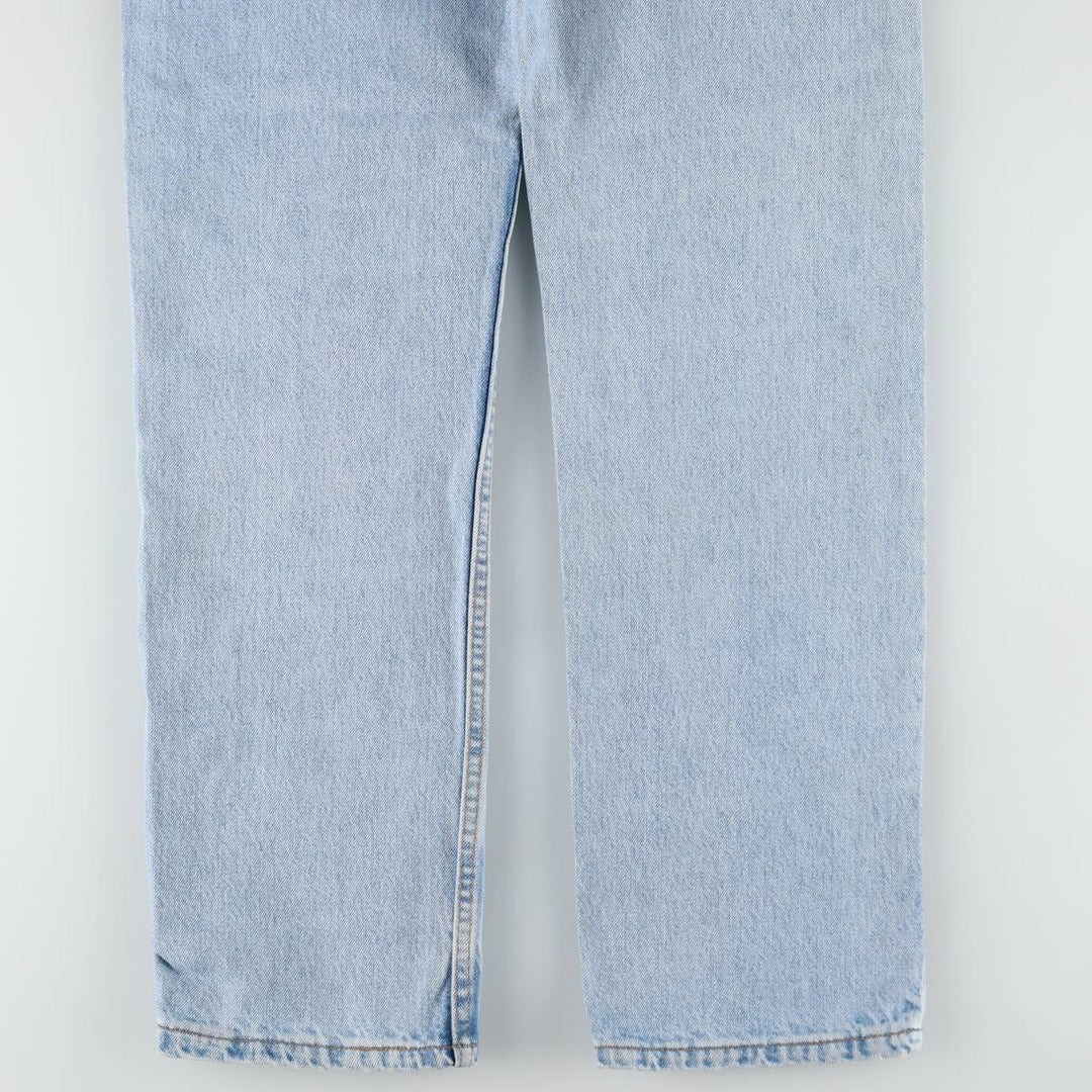 90'S Levi's 505-4834 Tapered Denim Pants, Made in USA, Men's, Size W33, Vintage cotton Blue type light blue Vintage Second Hand