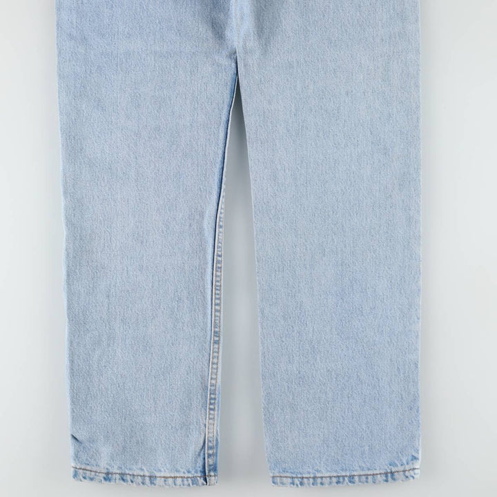 90'S Levi's 505-4834 Tapered Denim Pants, Made in USA, Men's, Size W33, Vintage cotton Blue type light blue Vintage Second Hand