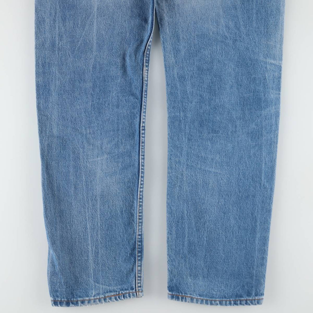 1990'S Levi's 20505-0217 Orange Tab Tapered Denim Pants, Made in USA, W35L32 (Men's W35 equivalent), Vintage. cotton blue type Vintage Second Hand