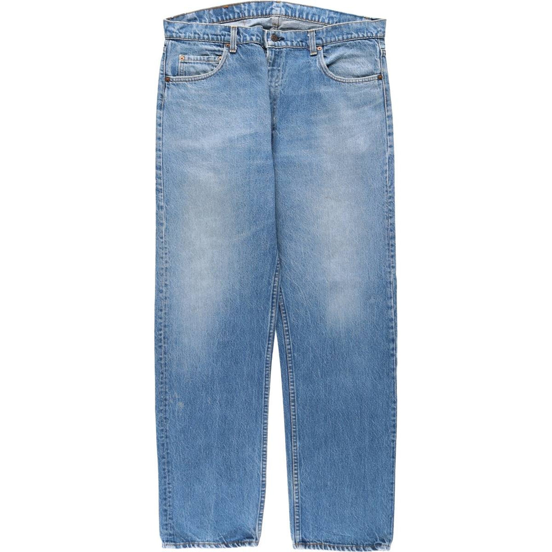 Levi's 505-0216 Tapered Denim Pants, Men's Size W38 (approx.), Vintage unclear blue type Vintage Second Hand
