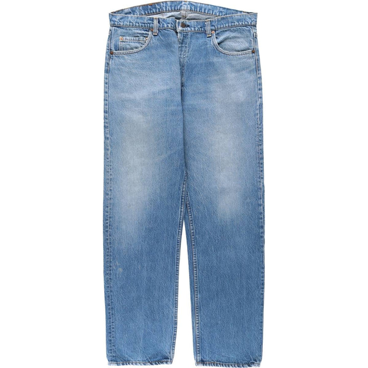 Levi's 505-0216 Tapered Denim Pants, Men's Size W38 (approx.), Vintage unclear blue type Vintage Second Hand