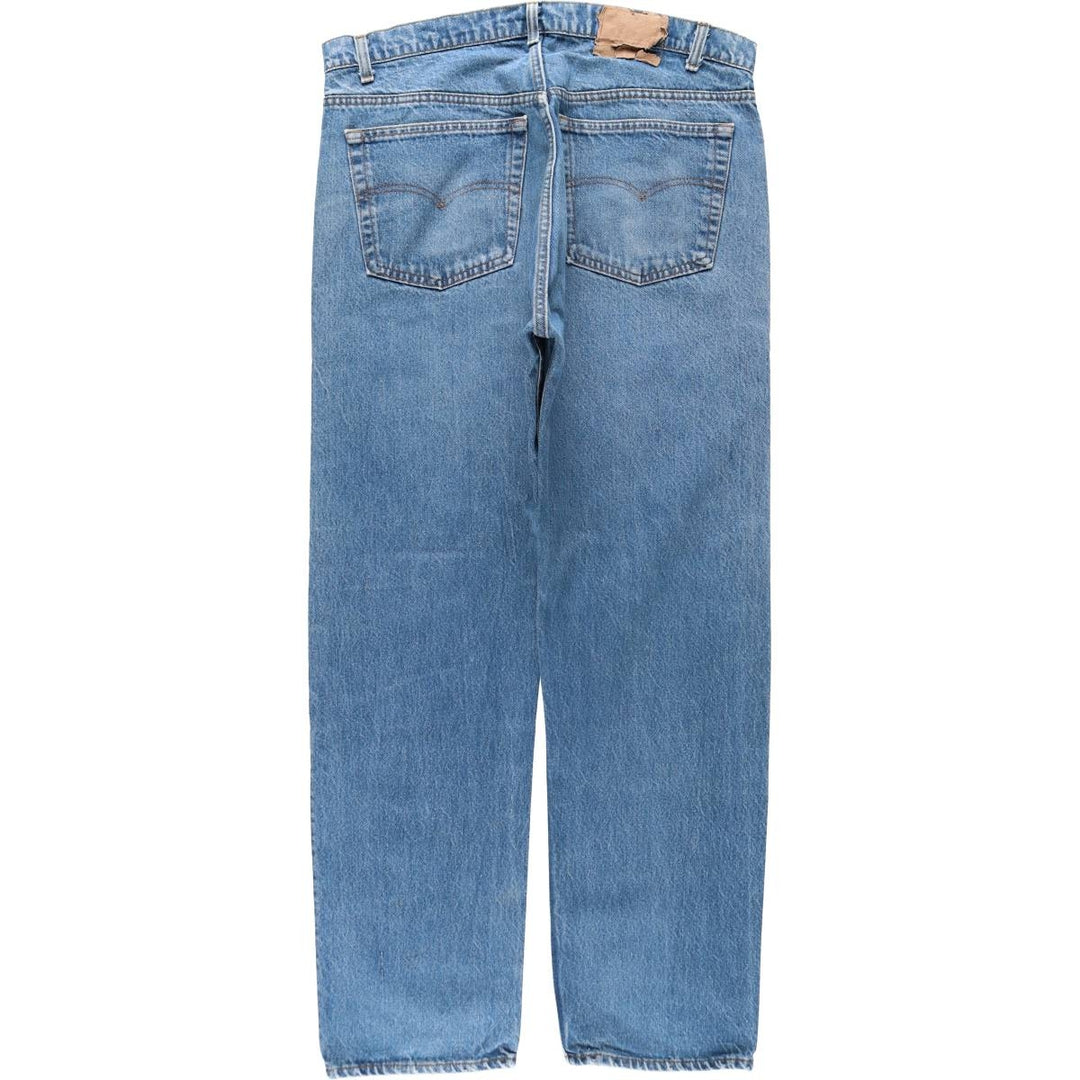 Levi's 505-0216 Tapered Denim Pants, Men's Size W38 (approx.), Vintage unclear blue type Vintage Second Hand
