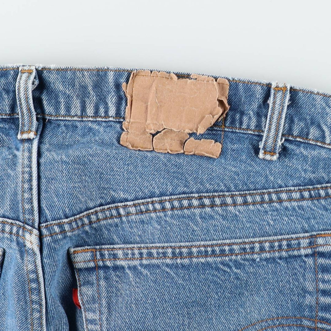 Levi's 505-0216 Tapered Denim Pants, Men's Size W38 (approx.), Vintage unclear blue type Vintage Second Hand