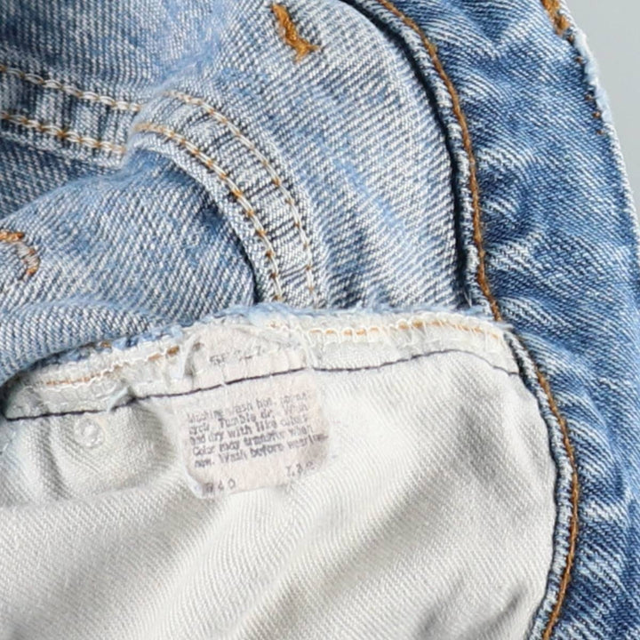 Levi's 505-0216 Tapered Denim Pants, Men's Size W38 (approx.), Vintage unclear blue type Vintage Second Hand